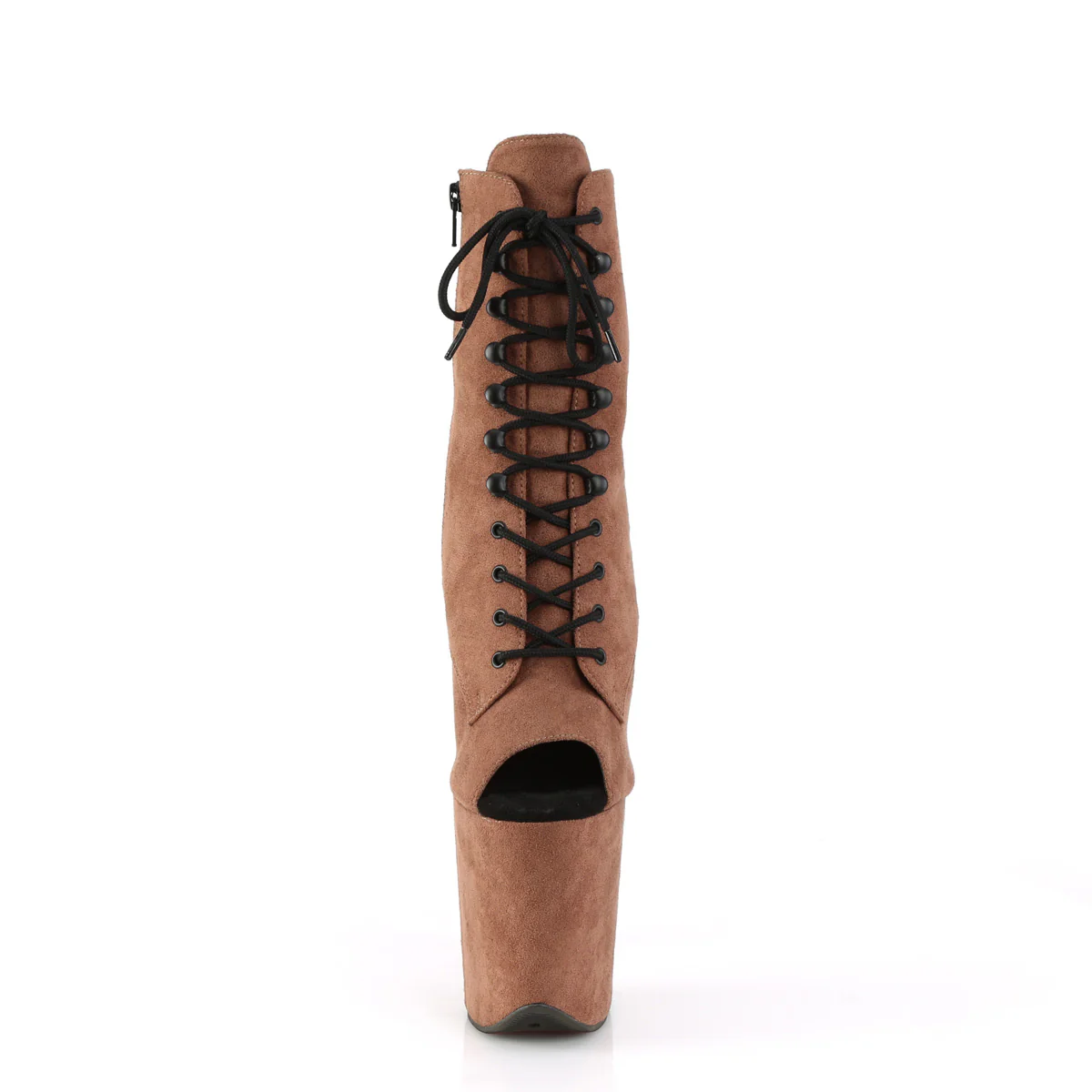 Caramel 8 Inch Glamour Models Ankle Boots - Pleaser FLAMINGO-1021FS - Image 2