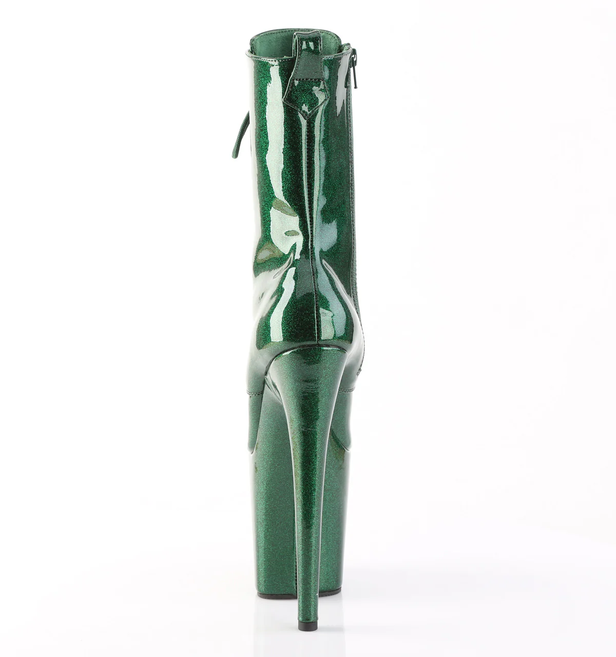 Emerald Green 8 Inch Pole Dance Ankle Boots - Pleaser FLAMINGO-1040GP - Image 4