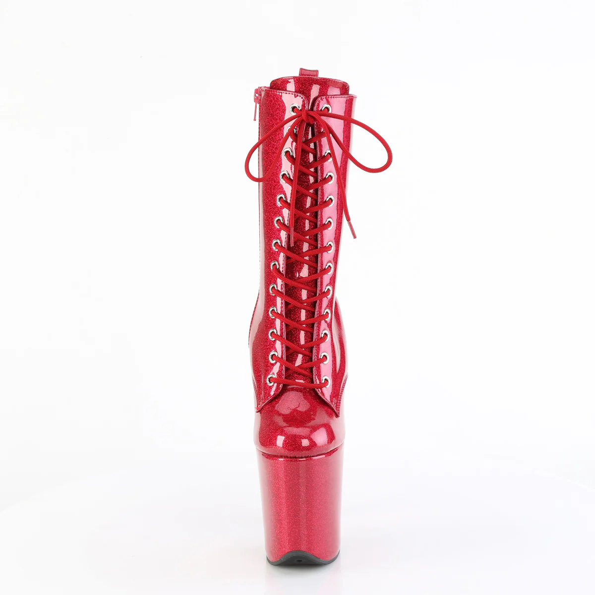 Fuchsia 8 Inch Platform Pole Ankle Boots - Pleaser FLAMINGO-1040GP - Image 2