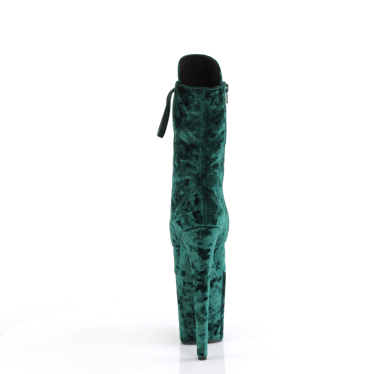 Emerald Green 8 Inch Strippers Ankle Boots -  Pleaser FLAMINGO-1045VEL - Image 4