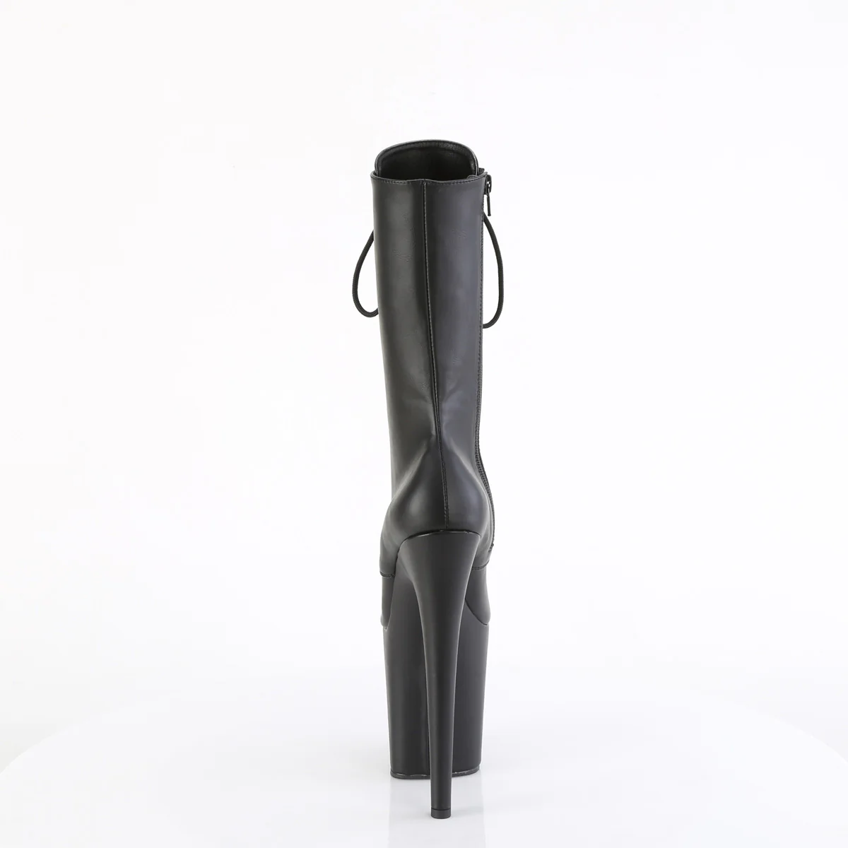 Black 8 Inch Pole Dance Ankle Boots - Pleaser FLAMINGO-1054 - Image 4