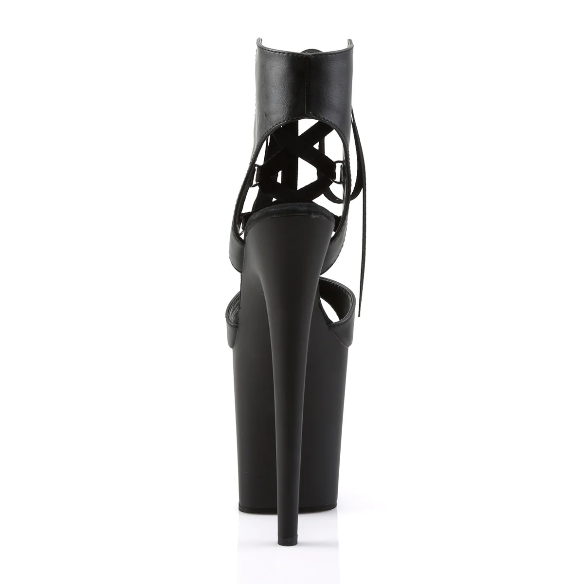 Black 8 Inch Exotic Dancing Platform Shoes - Pleaser FLAMINGO-800-14 - Image 3