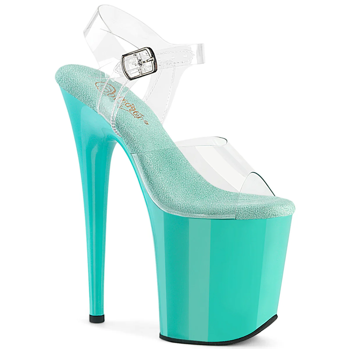 Aqua 8 Inch Exotic Dancer Platform Shoes - Pleaser FLAMINGO-808