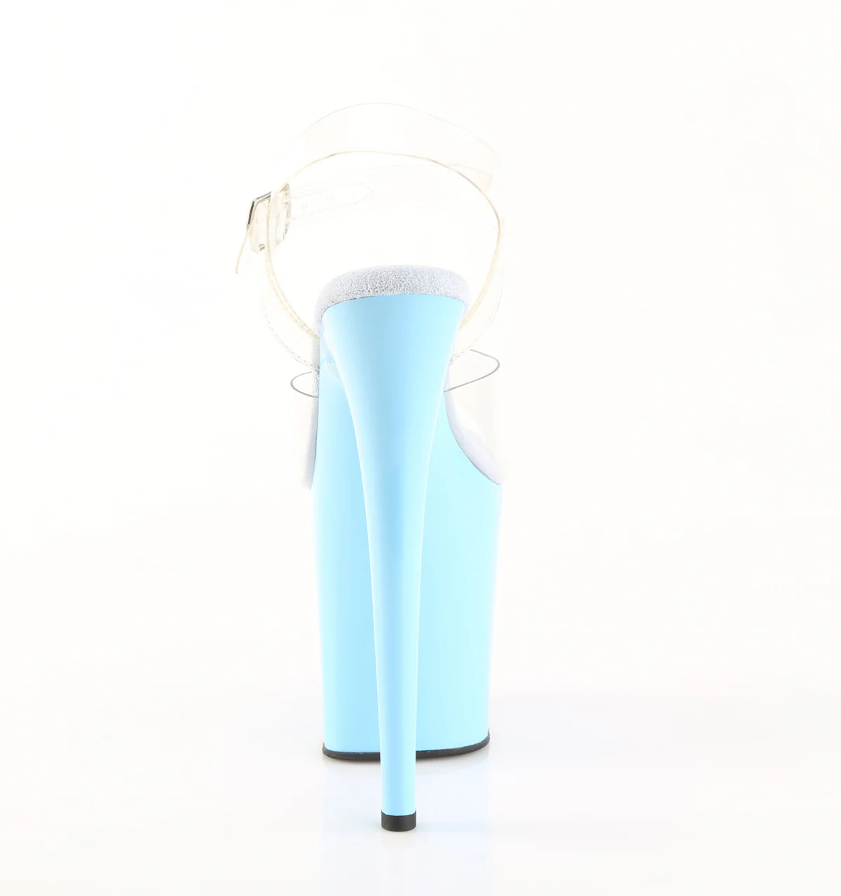 Baby Blue 8 Inch Pole Dancer Platform Shoes -  Pleaser FLAMINGO-808 - Image 4