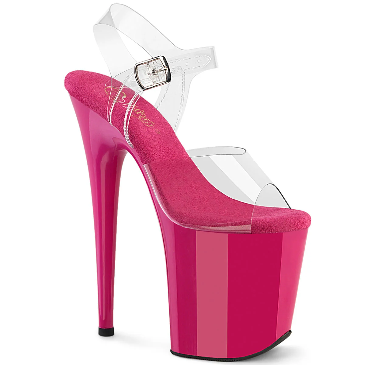 H. Pink 8 Inch Exotic Dance Platform Shoes -  Pleaser FLAMINGO-808