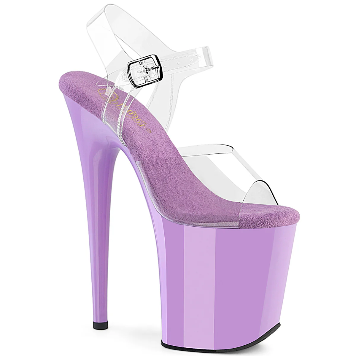 Lavender 8 Inch Pole Dance Platform Shoes -  Pleaser FLAMINGO-808