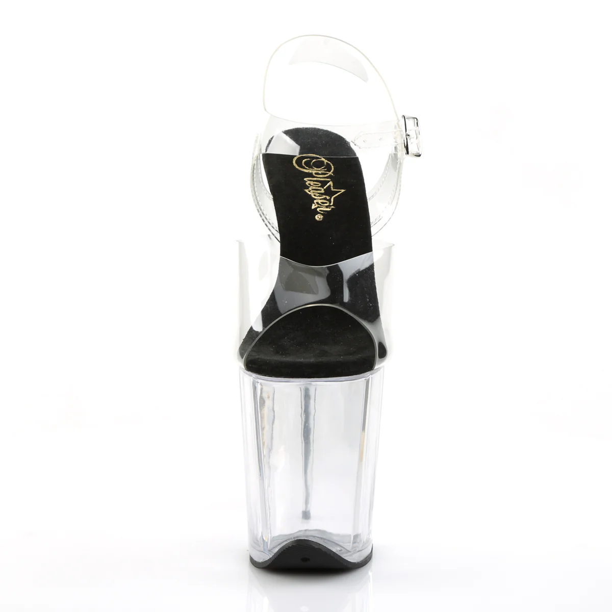 Clear 8 Inch Lap Dancer Platform Shoes - Pleaser FLAMINGO-808 - Image 2