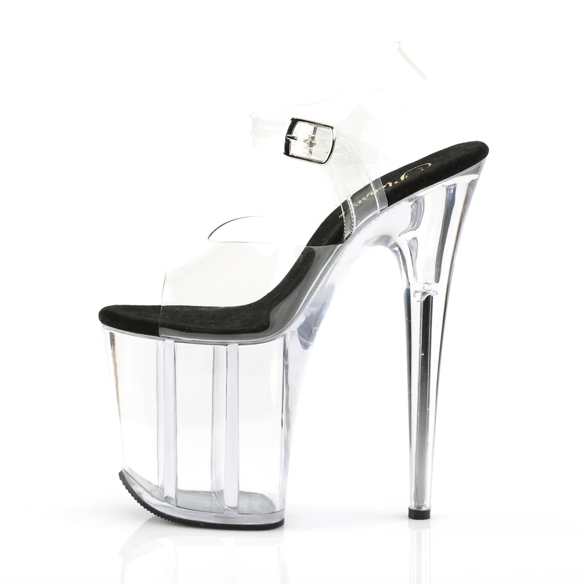 Clear 8 Inch Lap Dancer Platform Shoes - Pleaser FLAMINGO-808 - Image 3