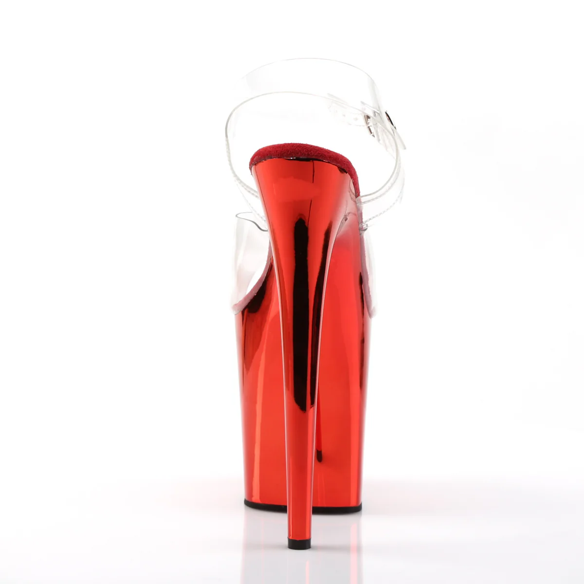 Red 8 Inch Exotic Dancing Platform Shoes - Pleaser FLAMINGO-808 - Image 4