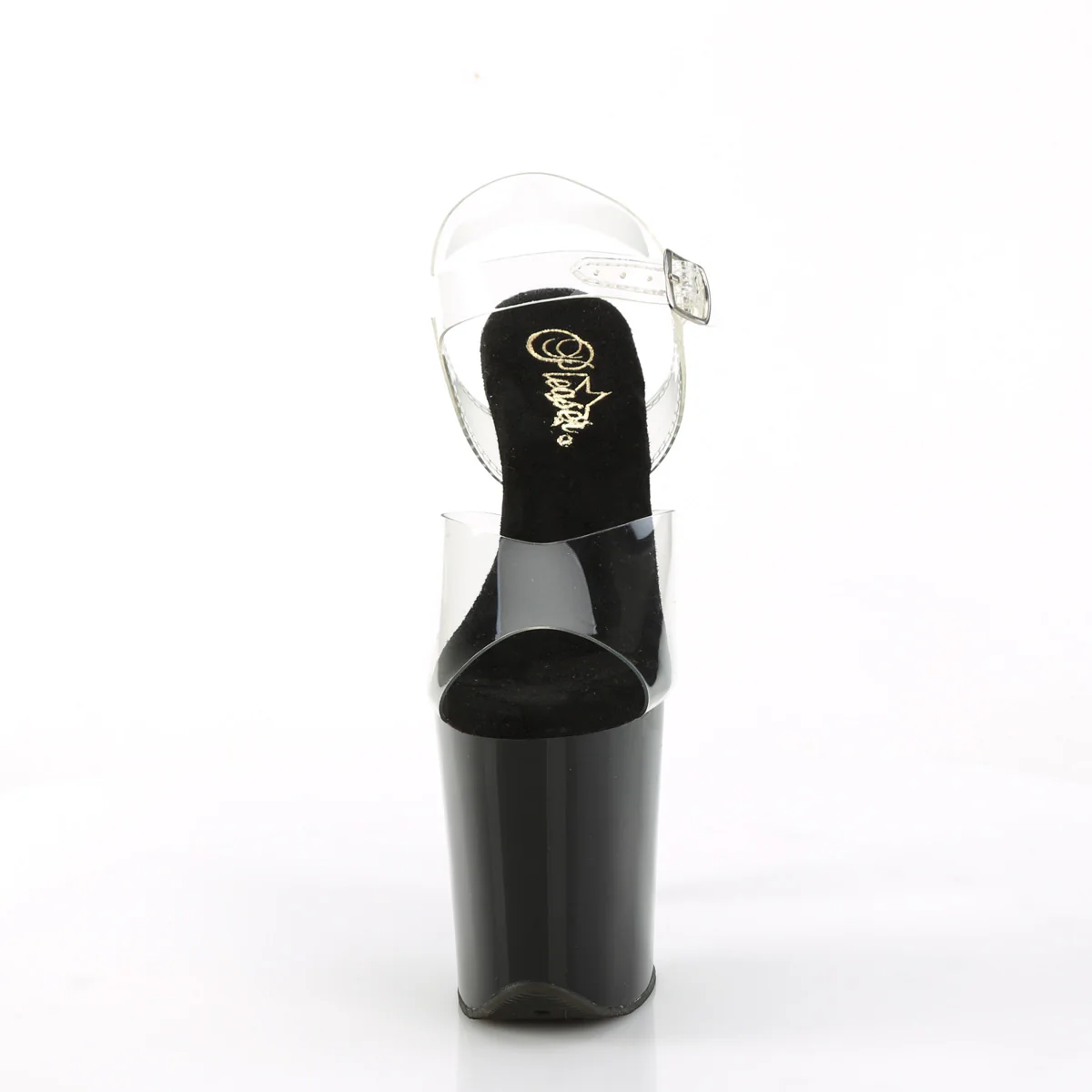 Clear Black 8 Inch Dancer Platform Platform Shoes - Pleaser FLAMINGO-808CRS-2 - Image 2