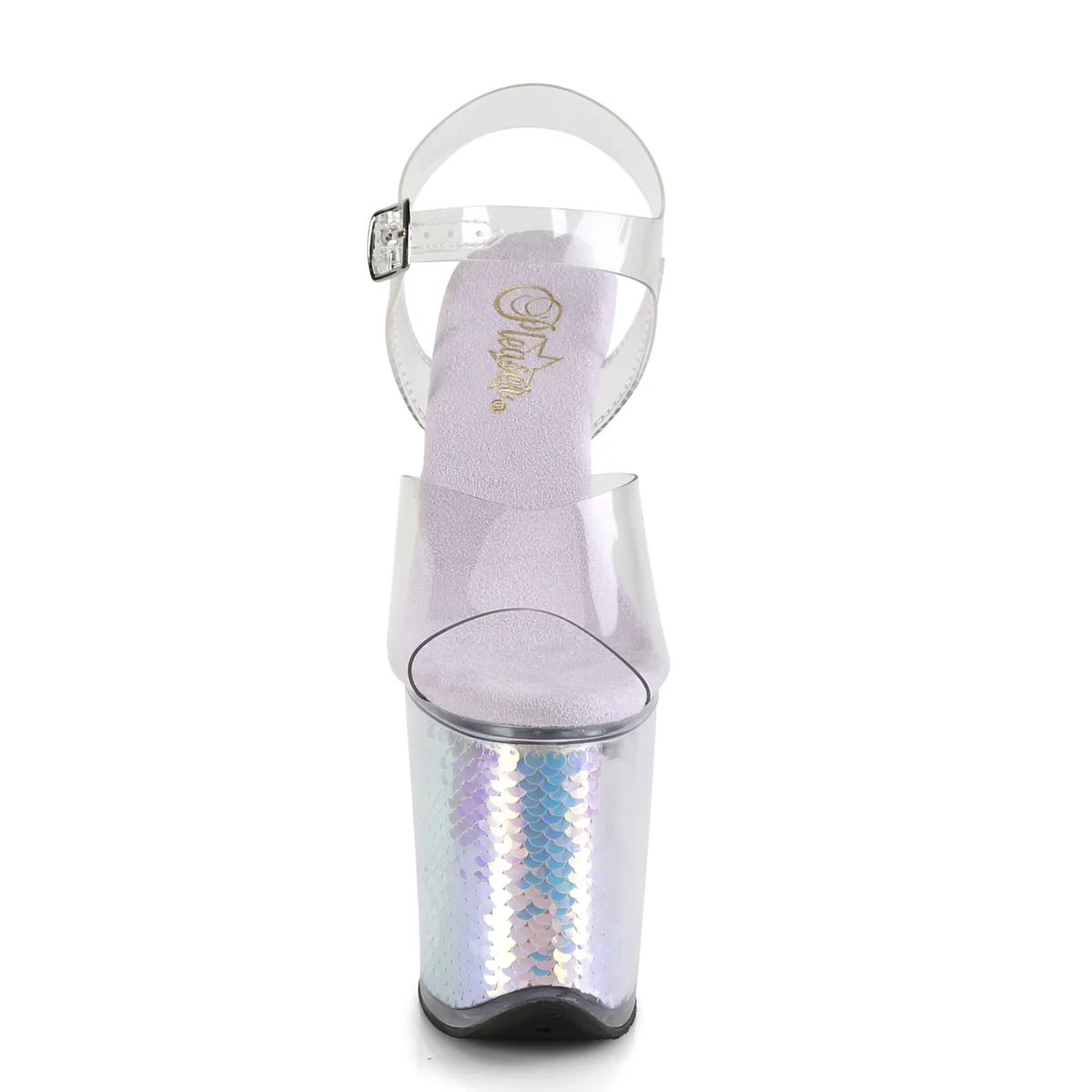 Lavender 8 Inch Dancer Platform Platform Shoes -  Pleaser FLAMINGO-808MC - Image 2