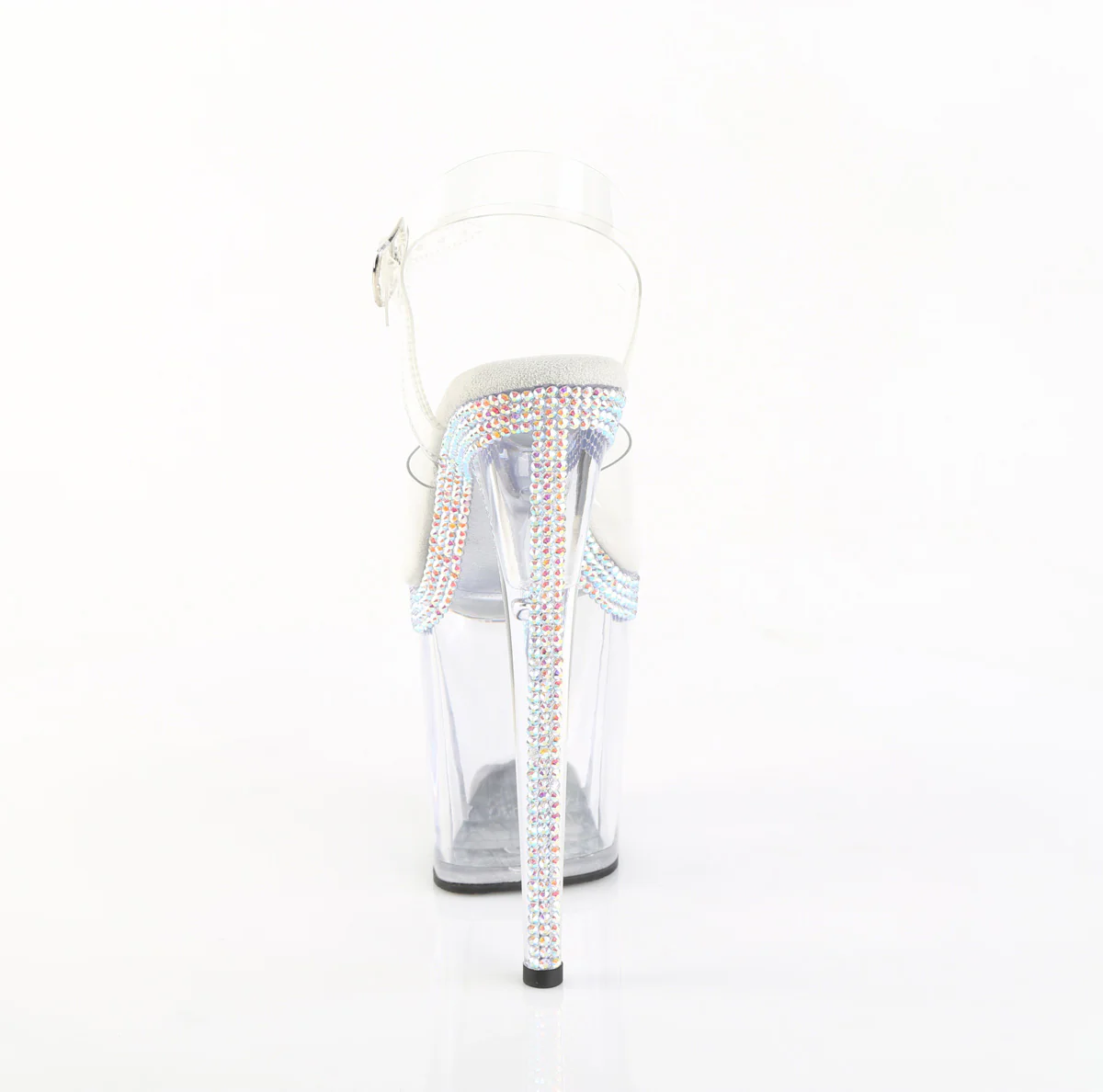 Clear 8 Inch Strippers Platform Shoes - Pleaser FLAMINGO-808MLS - Image 4