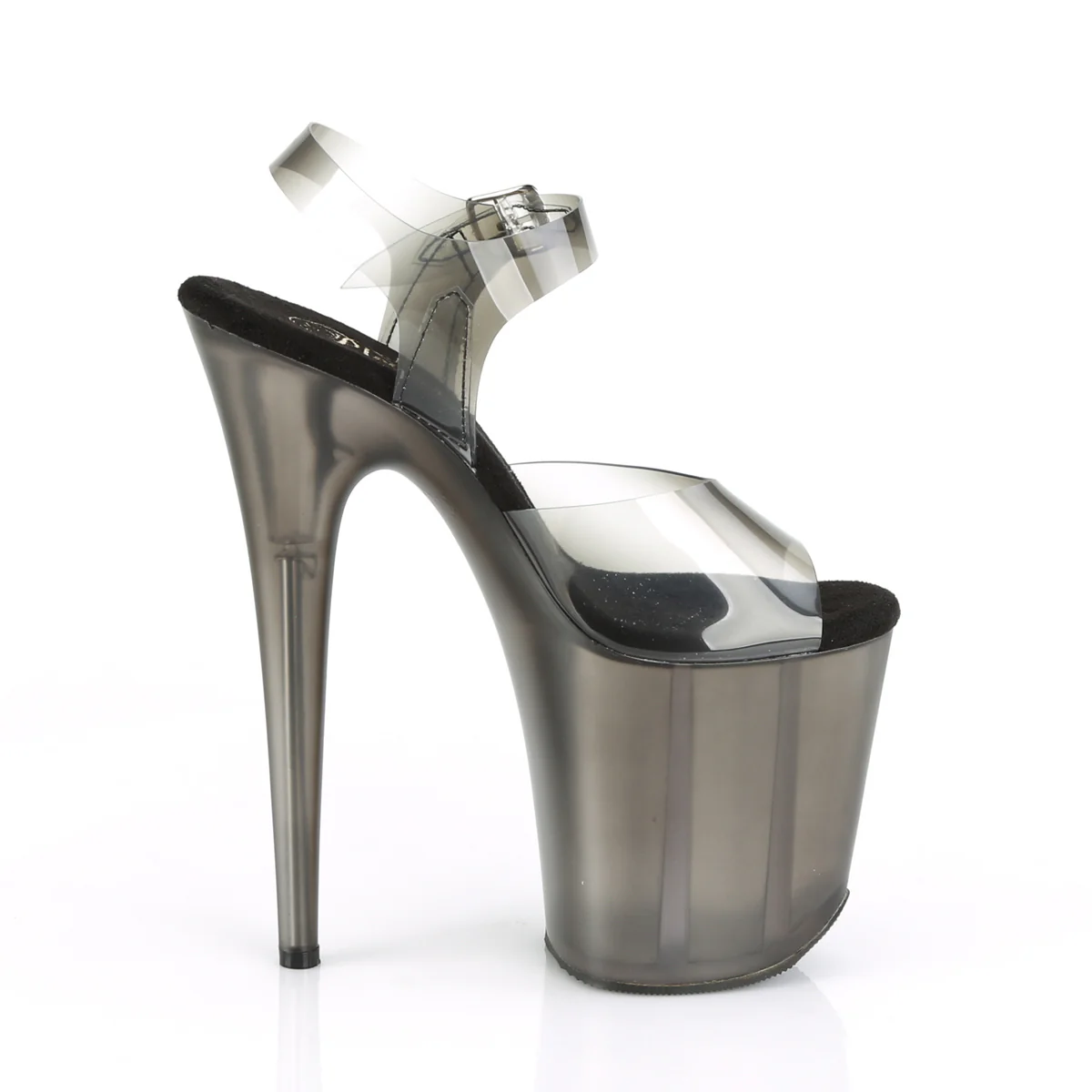 Black 8 Inch Strippers Platform Shoes -  Pleaser FLAMINGO-808N-T - Image 5
