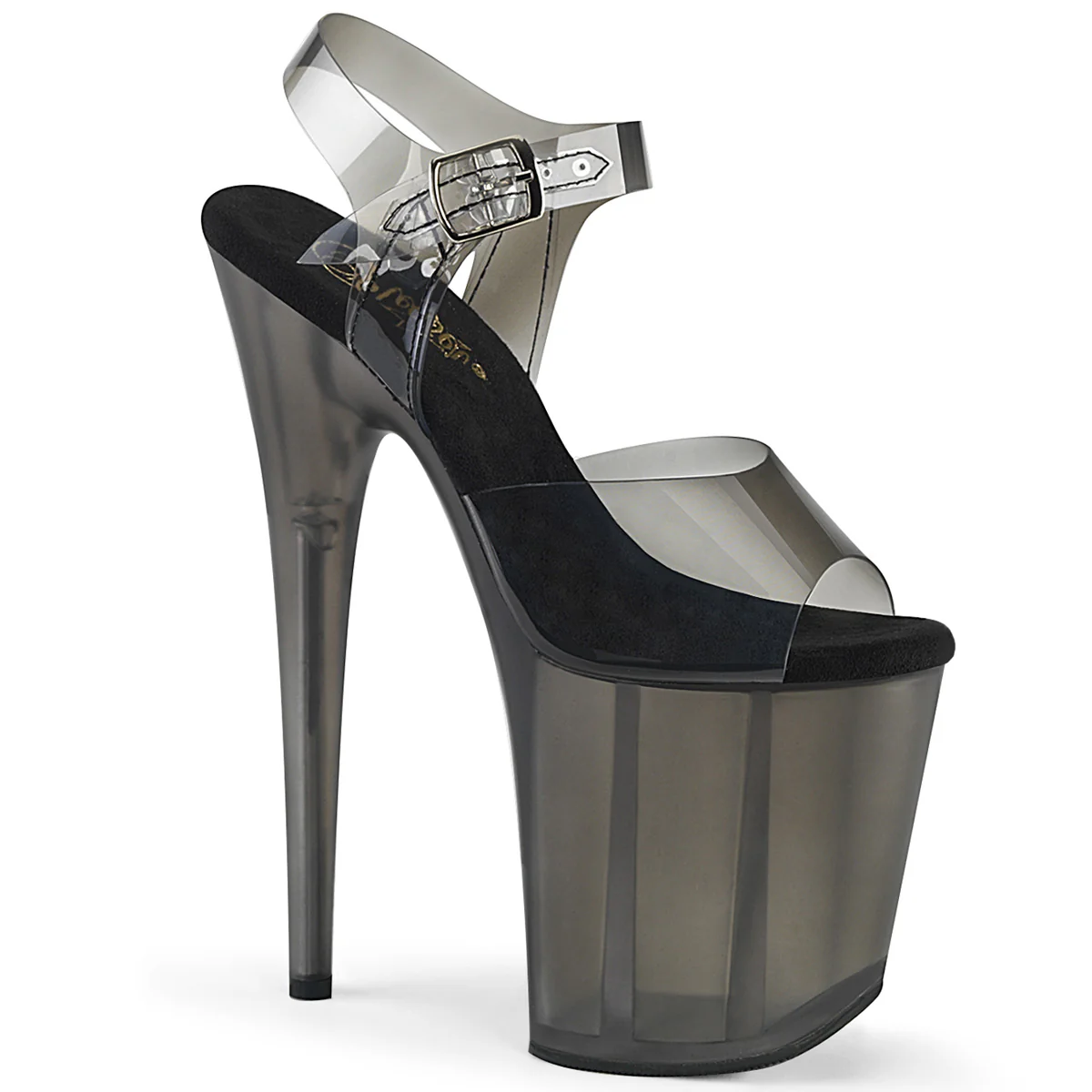 Black 8 Inch Strippers Platform Shoes -  Pleaser FLAMINGO-808N-T - Image 6