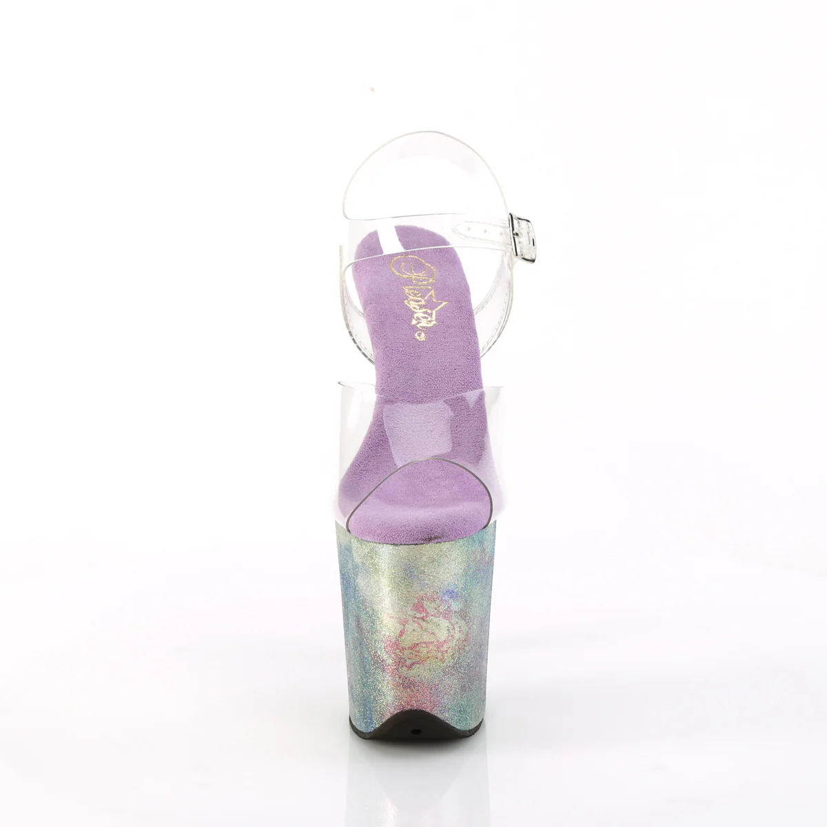 Lavender 8 Inch Pole Dancer Pole Heels -  Pleaser FLAMINGO-808NEB - Image 2