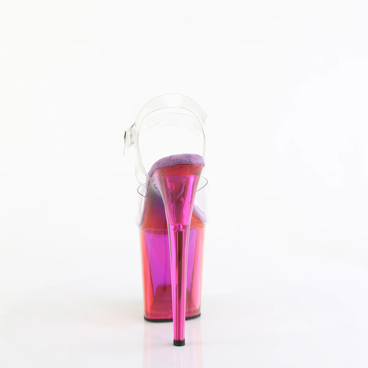 Rainbow 8 Inch Statement Dancer Pole Heels - Pleaser FLAMINGO-808RMT - Image 4