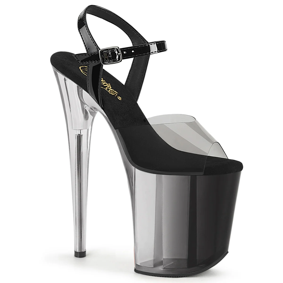 Smoke Ombre 8 Inch Sexy Platform Pole Heels - Pleaser FLAMINGO-808T-1