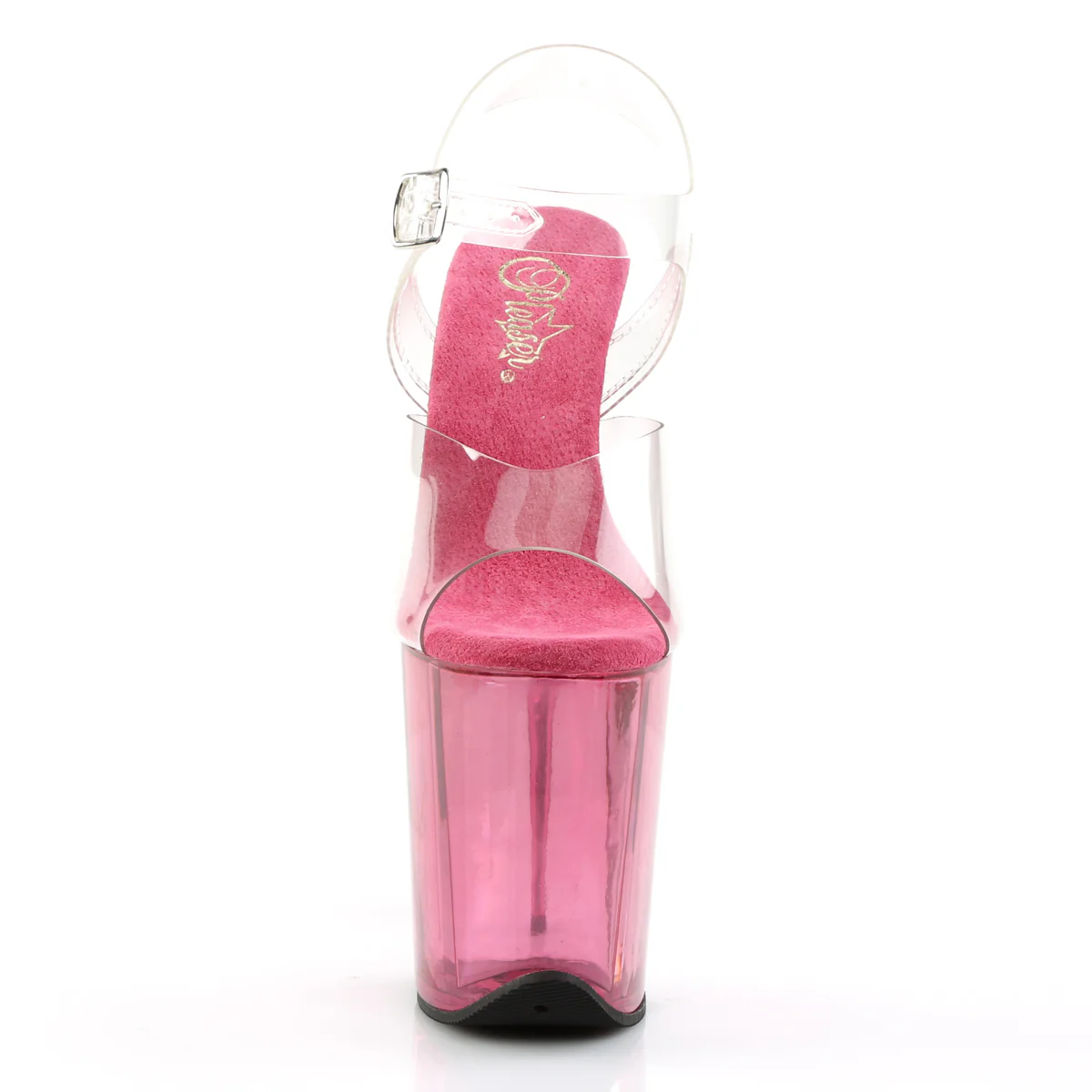 Pink 8 Inch Sexy Platform Pole Heels -  Pleaser FLAMINGO-808T - Image 2