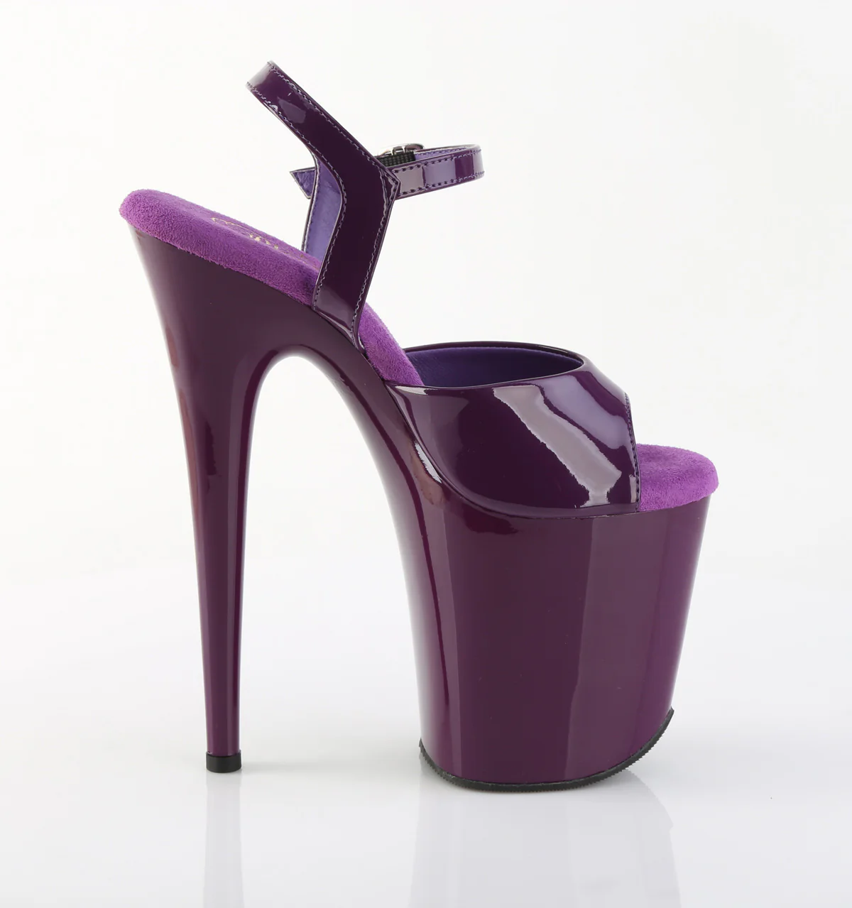Purple 8 Inch Fetish High Dancing Heels -  Pleaser FLAMINGO-809 - Image 5