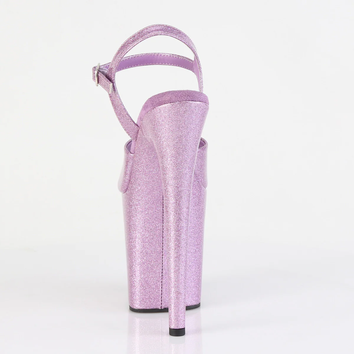 Lilac Glitter 8 Inch Dancer Platform Platform Shoes -  Pleaser FLAMINGO-809GP - Image 4