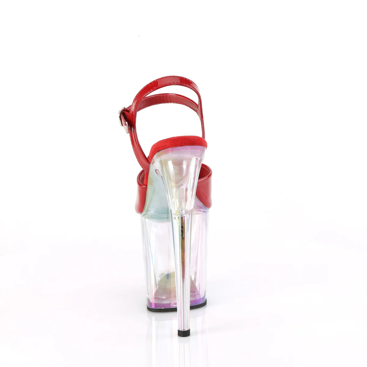 Red Holo 8 Inch Strippers Platform Shoes - Pleaser FLAMINGO-809HT - Image 4