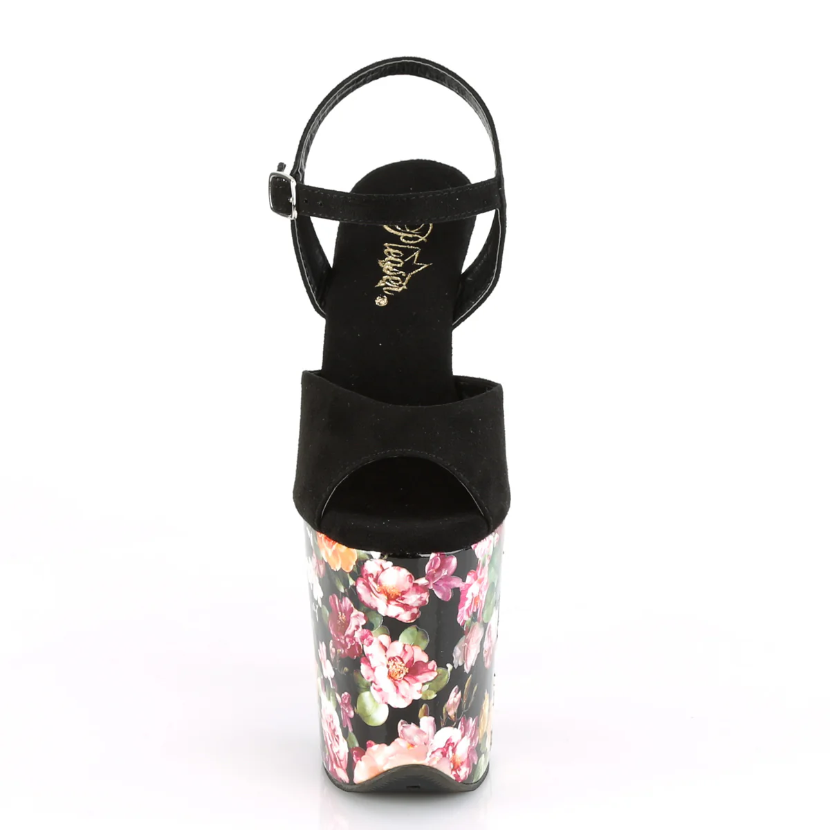 Black 8 Inch Pole Dance Platform Shoes -  Pleaser FLAMINGO-809WR - Image 2