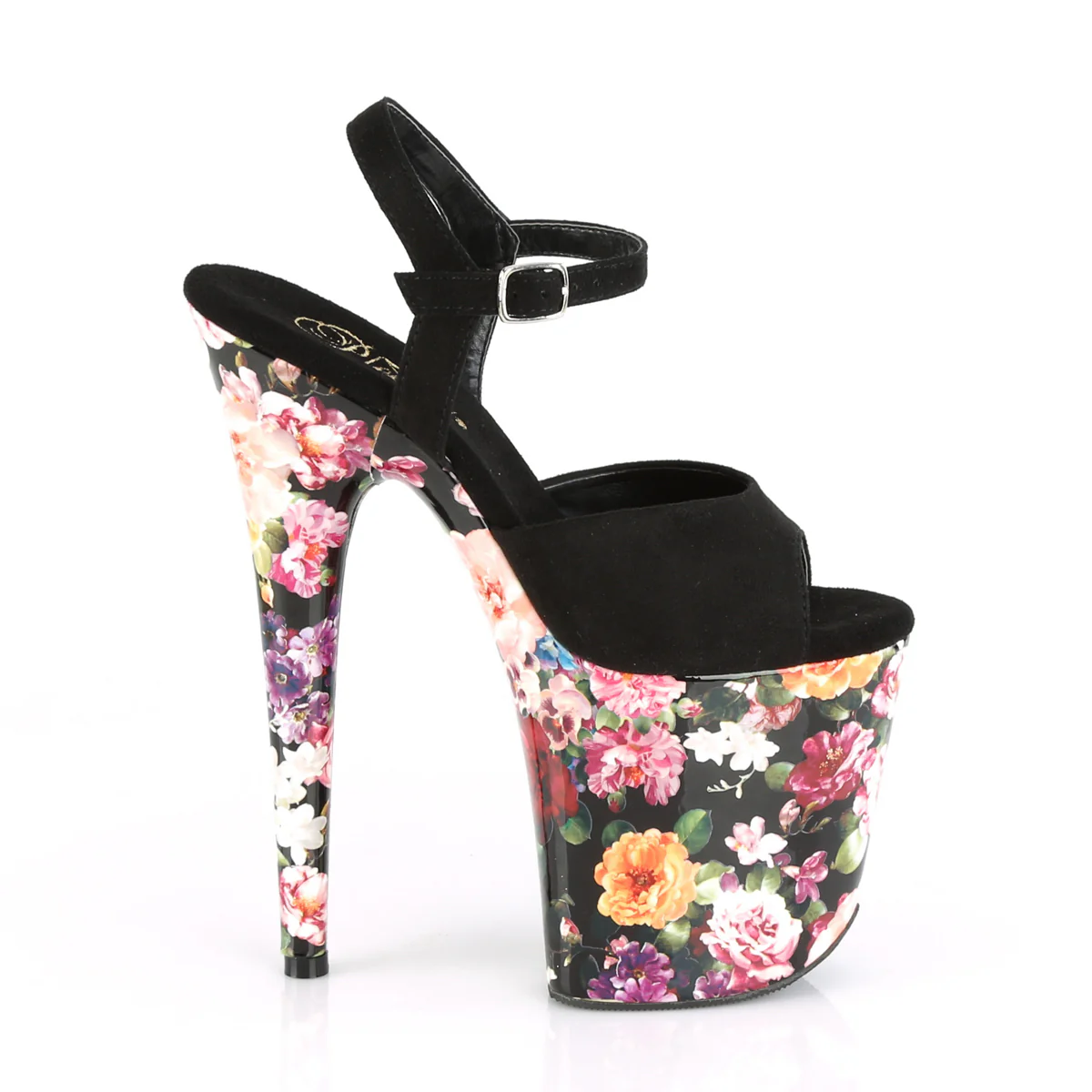 Black 8 Inch Pole Dance Platform Shoes -  Pleaser FLAMINGO-809WR - Image 5