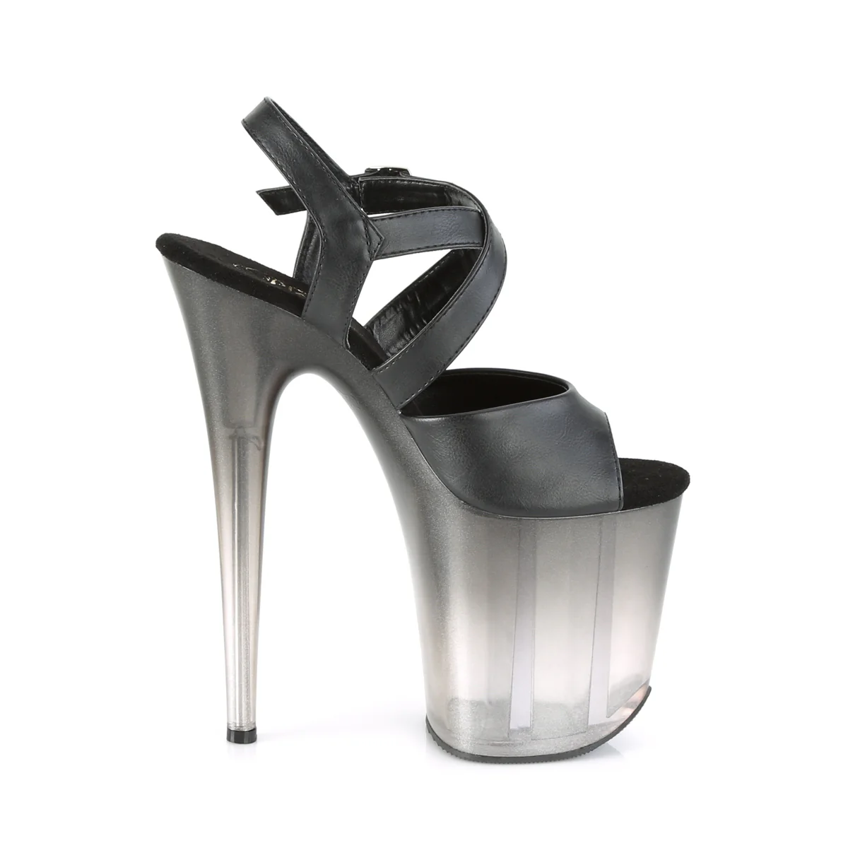 Black 8 Inch Strippers Platform Shoes - Pleaser FLAMINGO-822T - Image 5