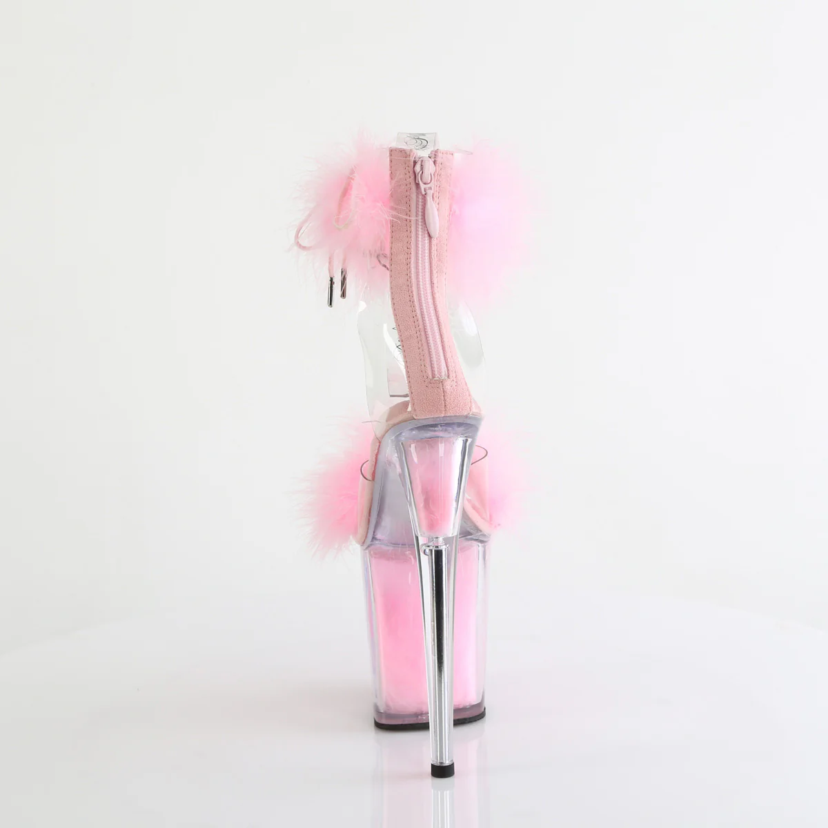 Baby Pink 8 Inch Pole Dancing Platform Shoes -  Pleaser FLAMINGO-824F - Image 4