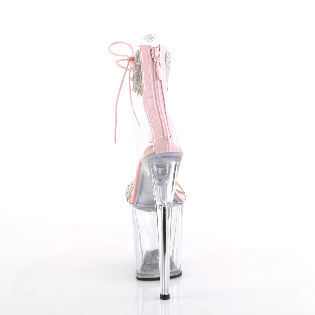 Baby Pink 8 Inch Pole Dance Platform Shoes -  Pleaser FLAMINGO-827RS - Image 4
