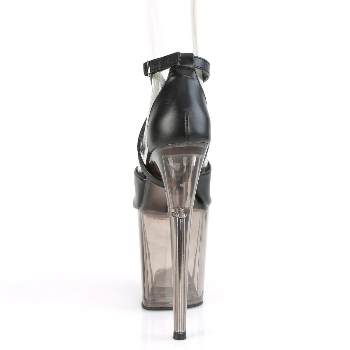 Clear Black 7 Inch Pole Dancer Ankle Boots - Pleaser SPECTATOR-1017RSF - Image 4