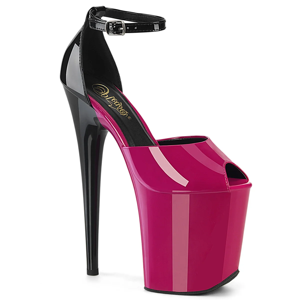 Fuchsia 8 Inch Dancer Platform Platform Shoes - Pleaser FLAMINGO-868