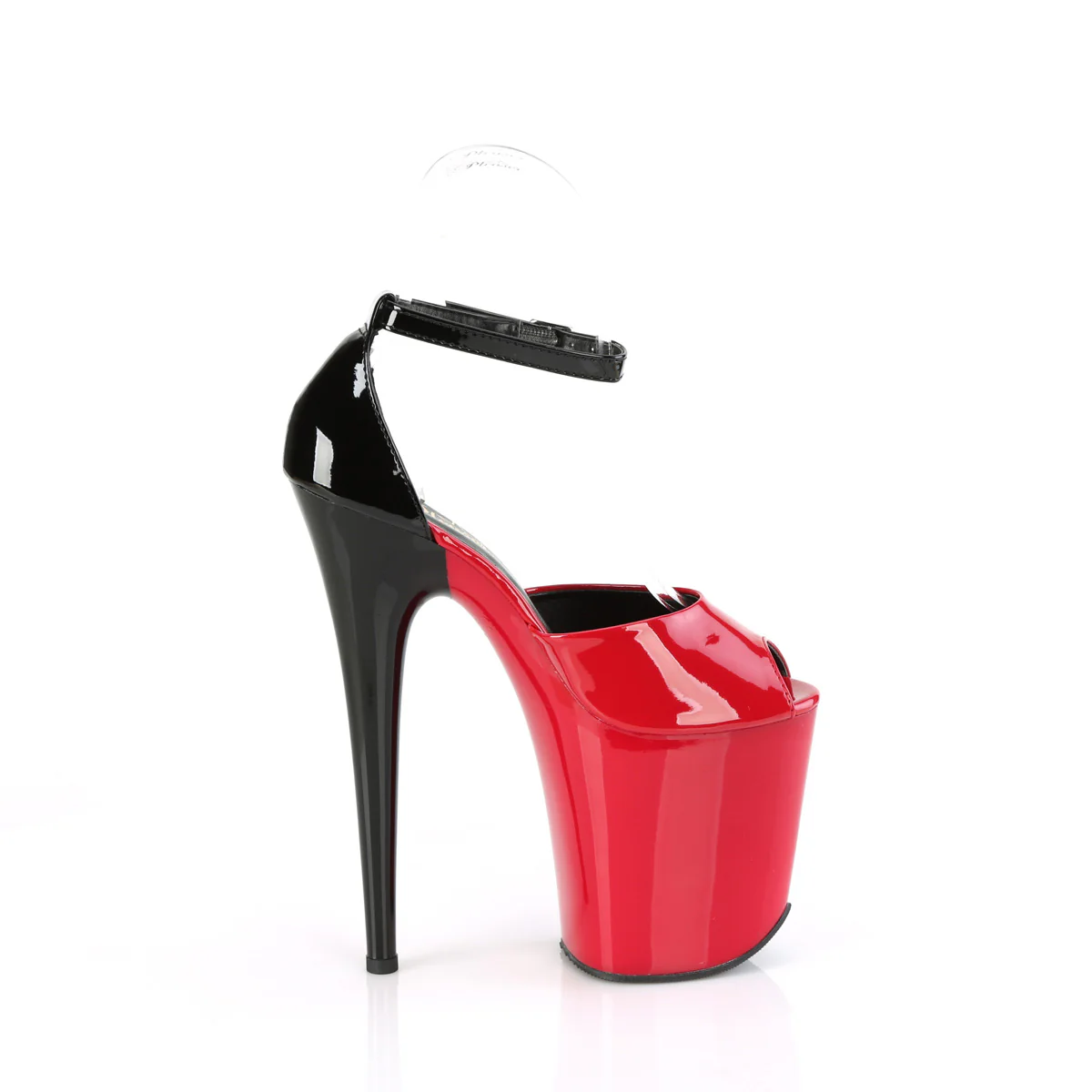 Red 8 Inch Pole Dance Platform Shoes - Pleaser FLAMINGO-868 - Image 5