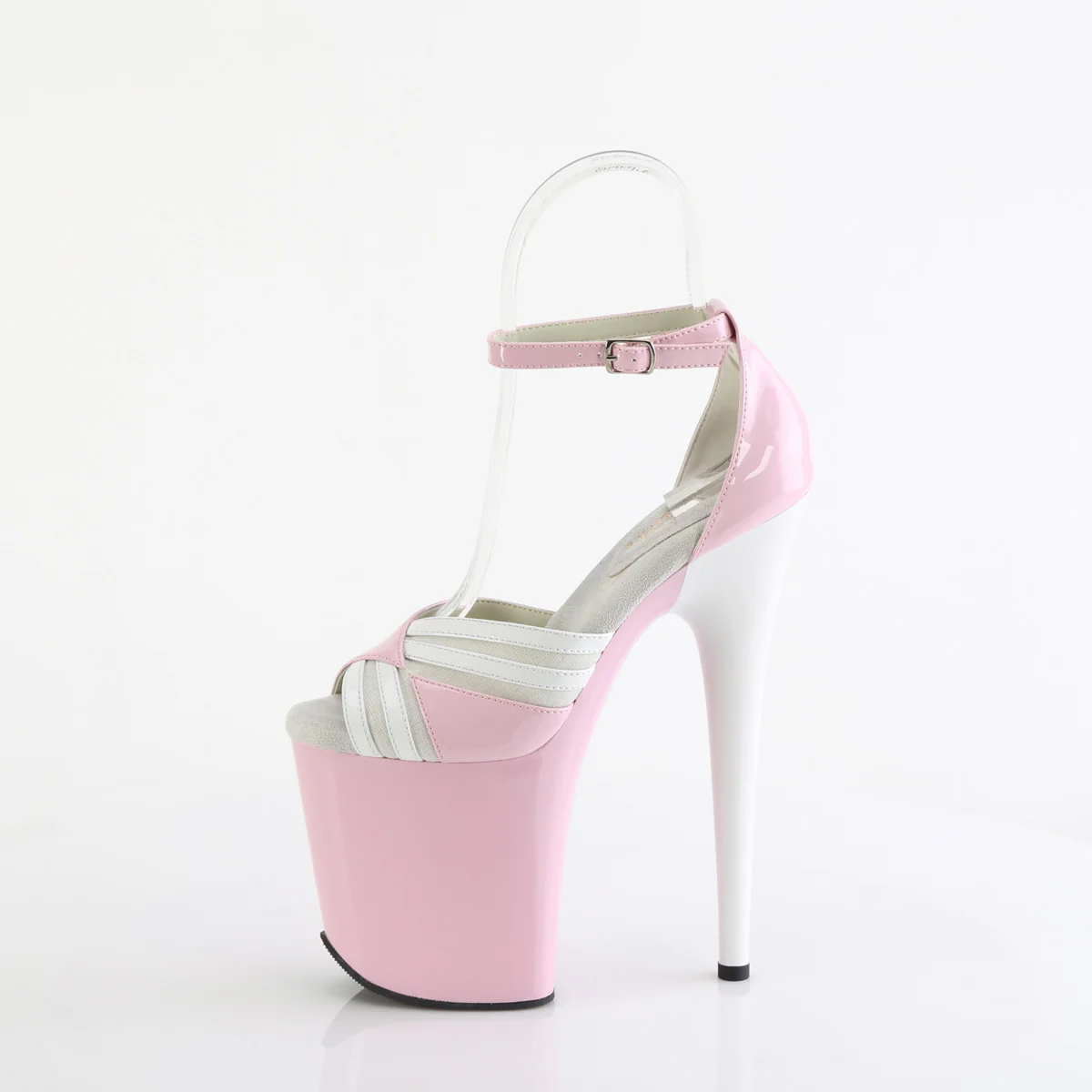 Baby Pink 8 Inch Pole Dance Platform Shoes - Pleaser FLAMINGO-884 - Image 3