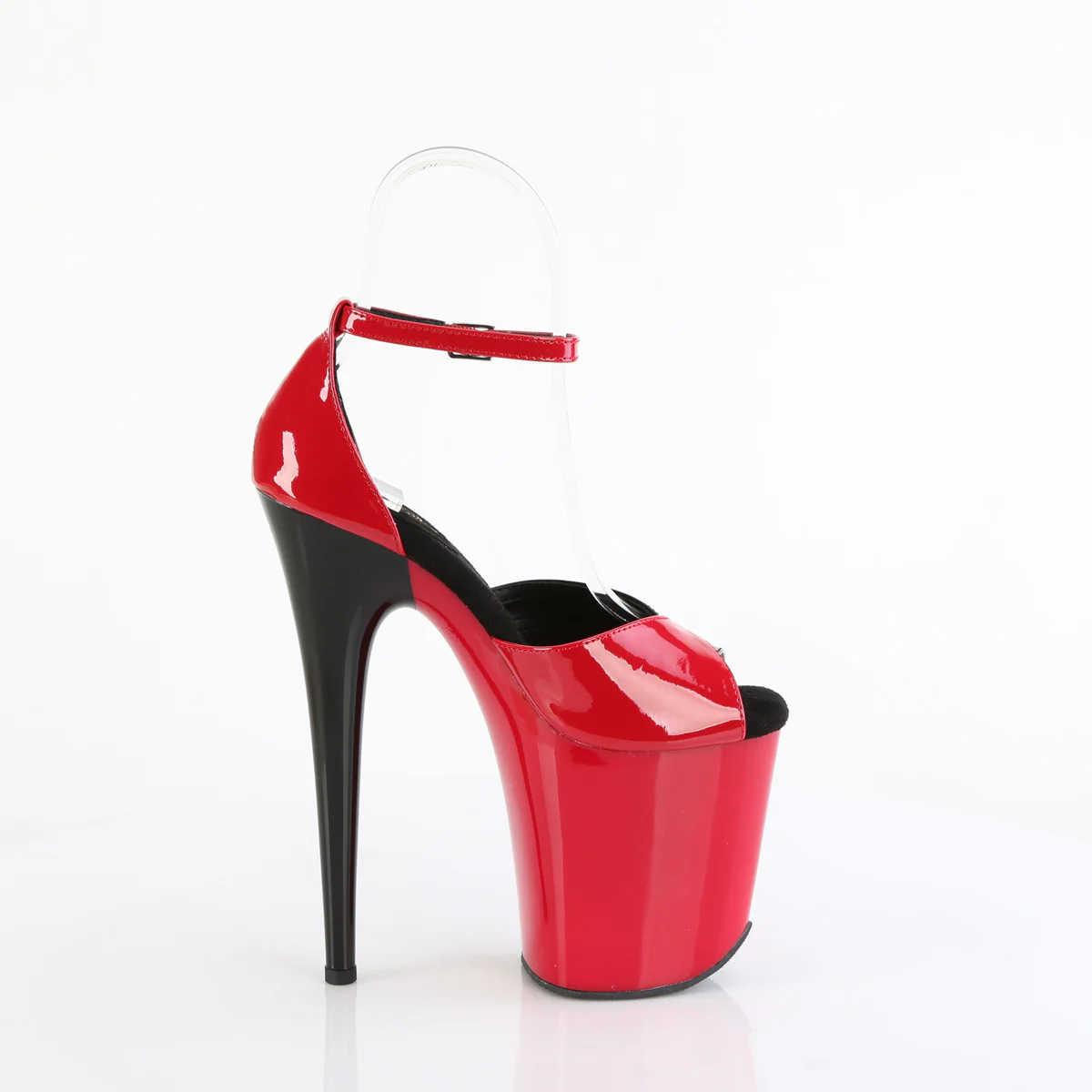 Red 8 Inch Lap Dancer Platform Shoes -  Pleaser FLAMINGO-884 - Image 5