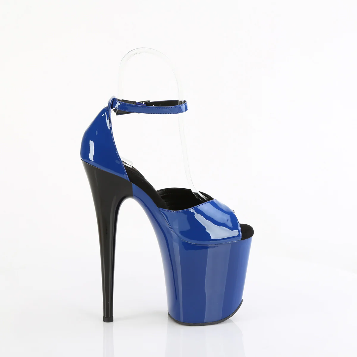 Royal Blue 8 Inch Pole Dancing Platform Shoes - Pleaser FLAMINGO-884 - Image 5