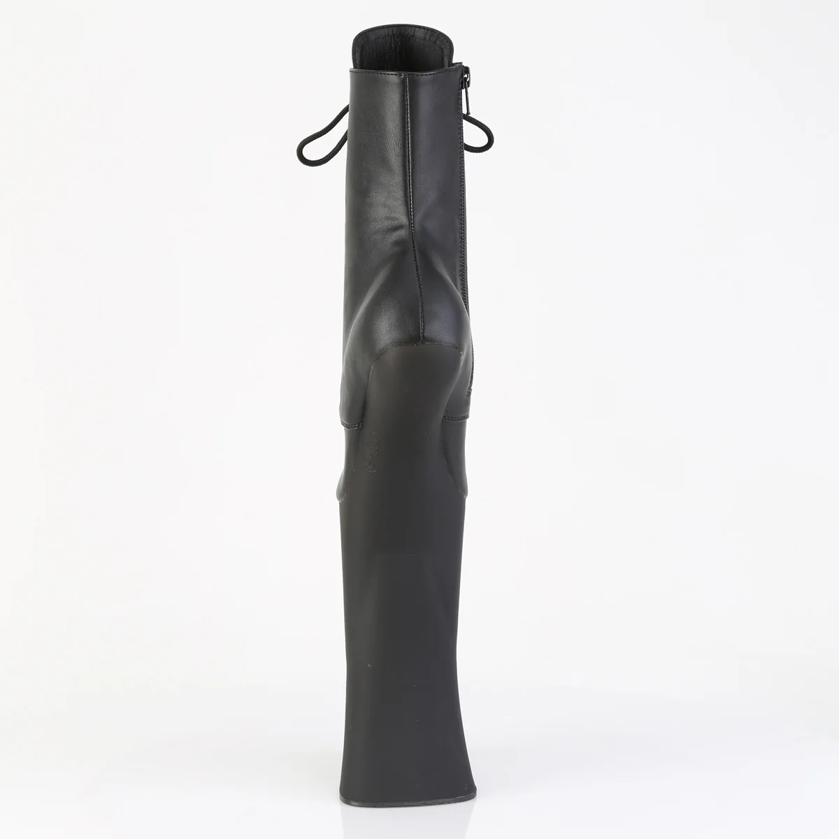 Black 11 Inch Strippers Ankle Boots - Pleaser FORBIDDEN-1020 - Image 4