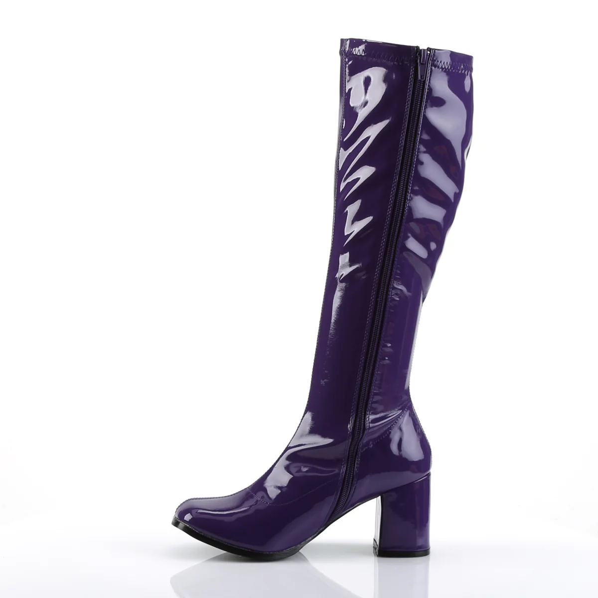 Purple 3 Inch Disco gogo Boots - Funtasma GOGO-300 - Image 3