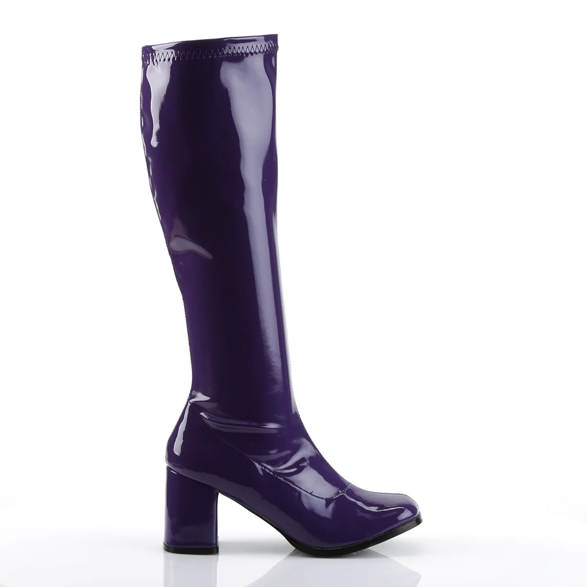 Purple 3 Inch Disco gogo Boots - Funtasma GOGO-300 - Image 5