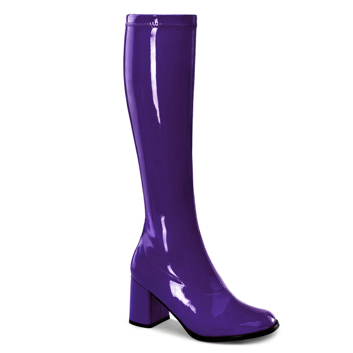Purple 3 Inch Disco gogo Boots - Funtasma GOGO-300 - Image 6