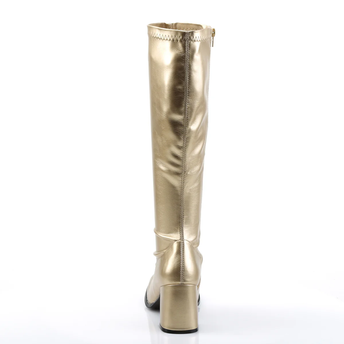 Gold 3 Inch Disco Dance Boots - Funtasma GOGO-300 - Image 4