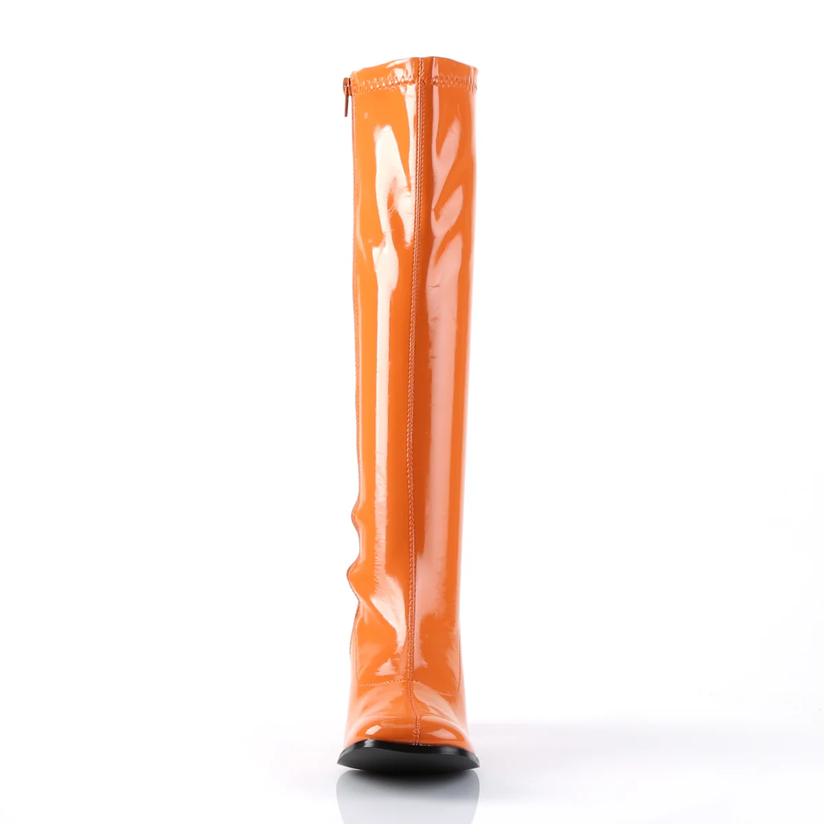 Orange 3 Inch Disco gogo Boots - Funtasma GOGO-300 - Image 2