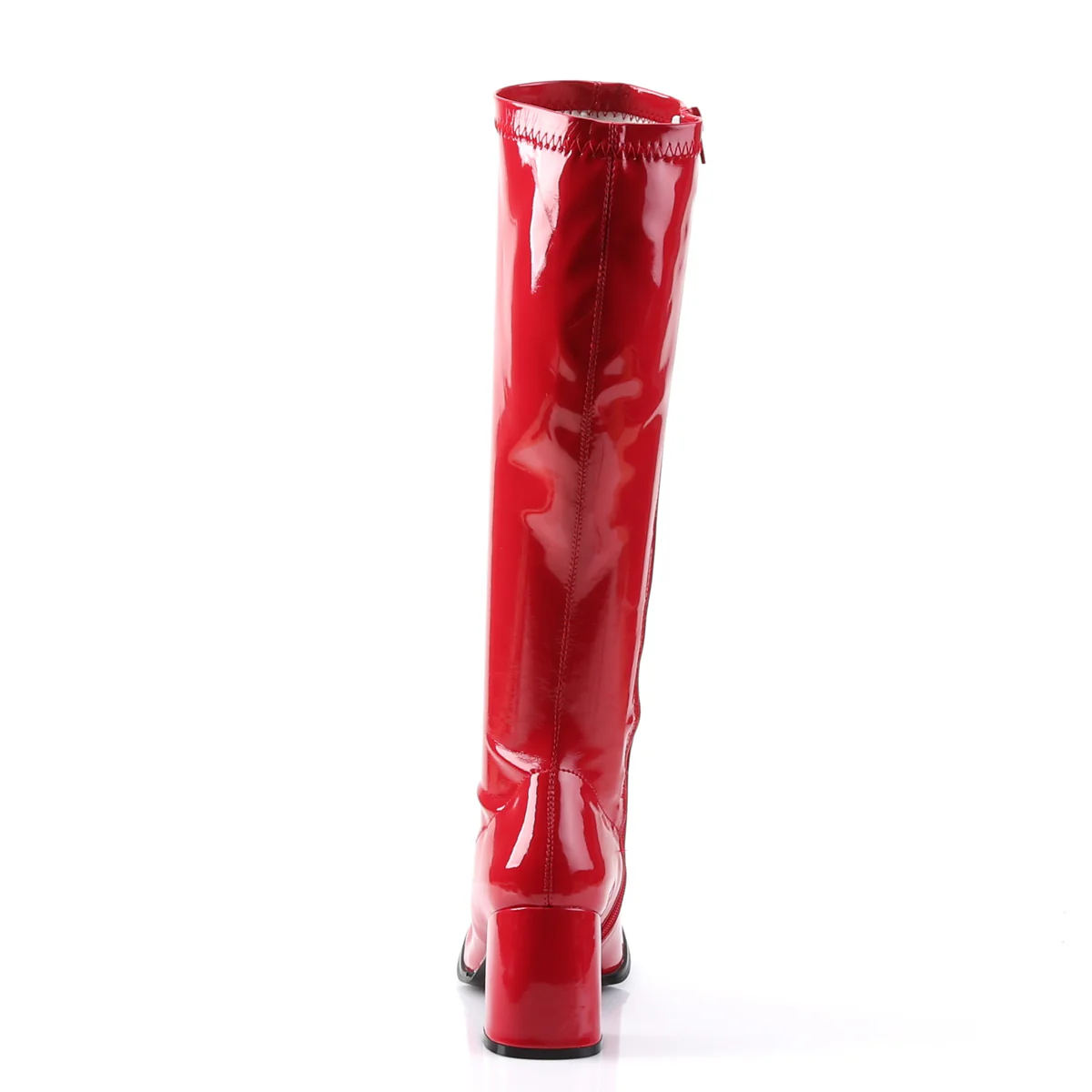 Red 3 Inch Platform Disco Boots - Funtasma GOGO-300 - Image 4