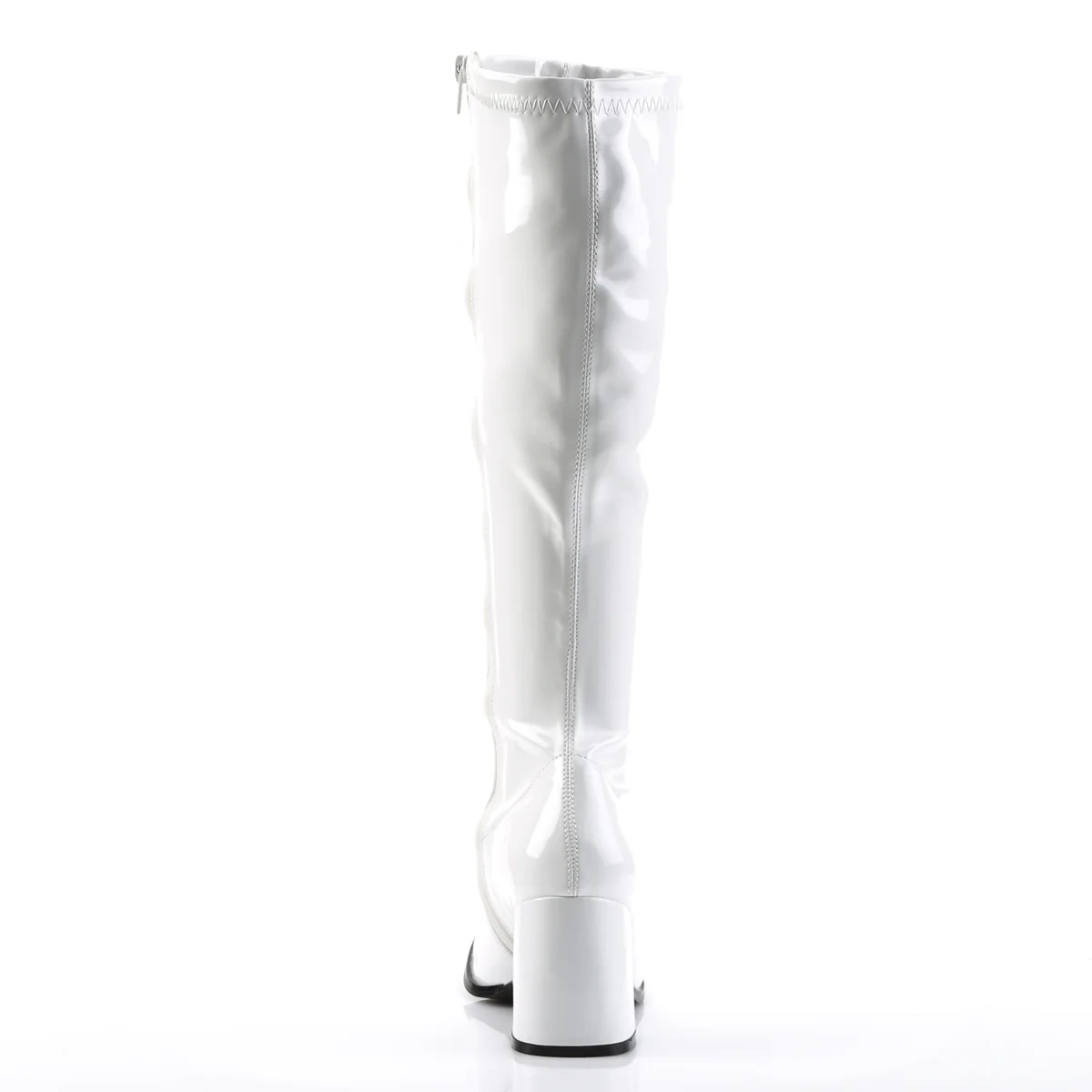White 3 Inch Platform Disco Boots - Funtasma GOGO-300 - Image 4