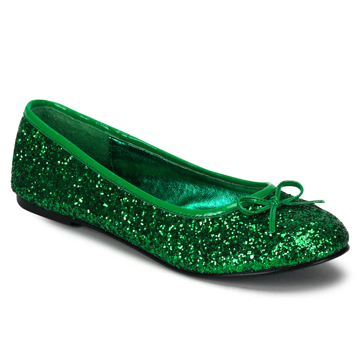 Green Glitter Fancy Dress Women's Shoes - Funtasma STAR-16G