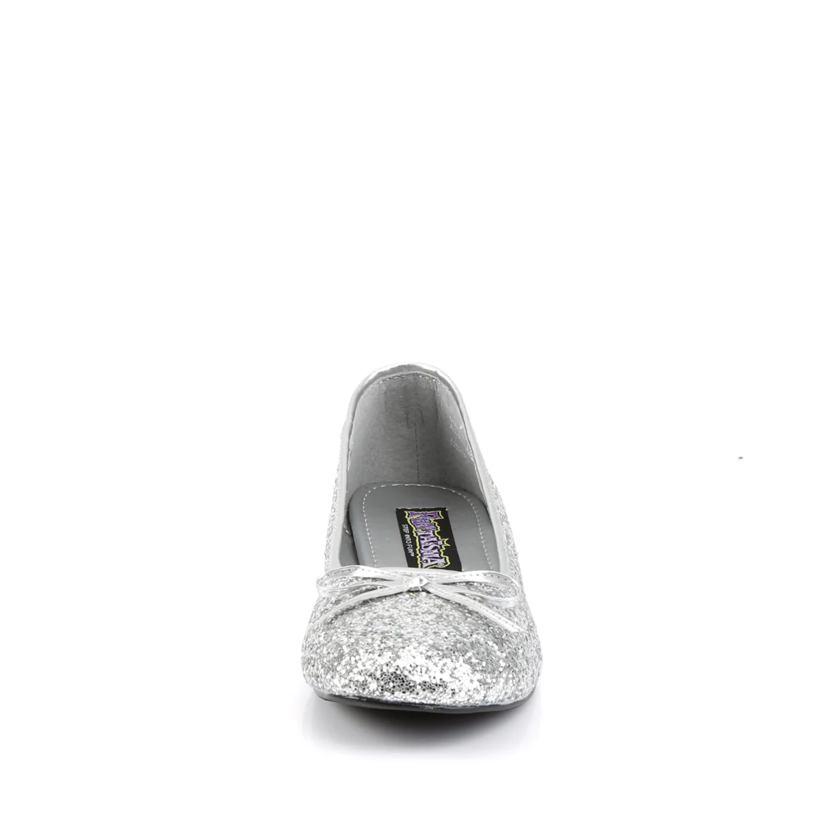Silver Glitter Fancy Dress Women's Shoes - Funtasma STAR-16G - Image 2