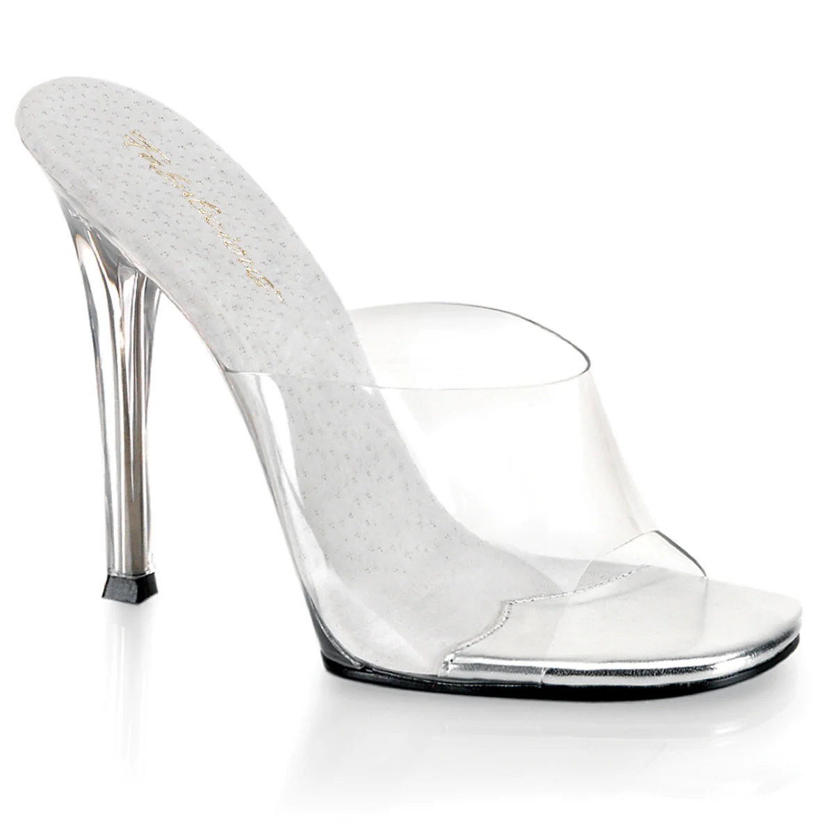 Clear 4.5 Inch Posing Shoes - Fabulicious GALA-01 - Image 6