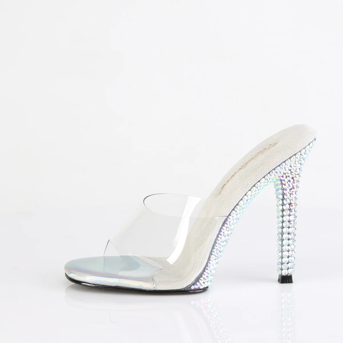 Transparent 4.5 Inch Posing Shoes - Fabulicious GALA-01DML - Image 3