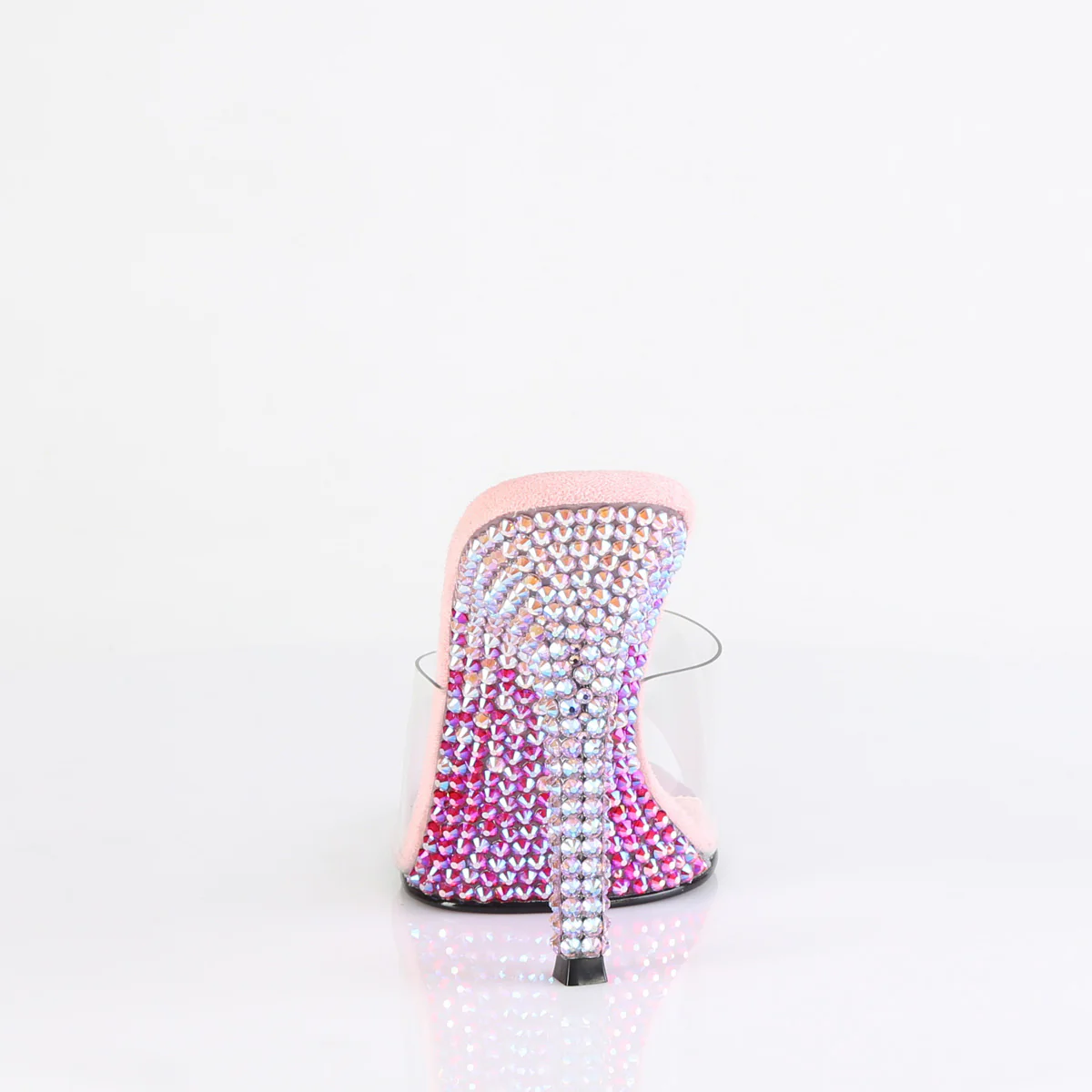 Baby Pink 4.5 Inch Bling Shoes - Fabulicious GALA-01DMM - Image 4