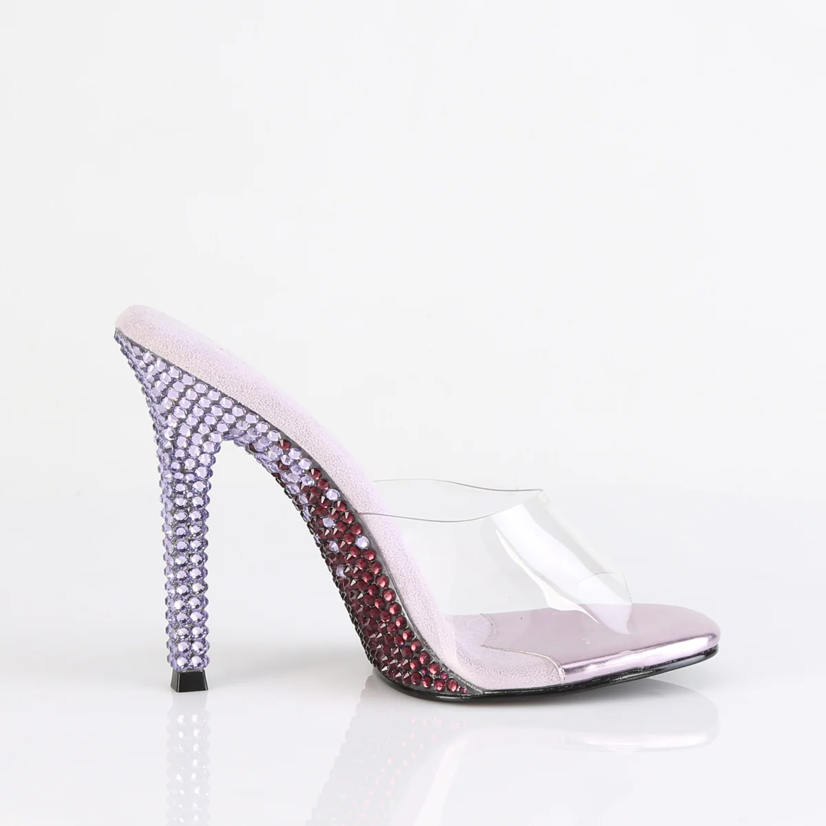 Lavender 4.5 Inch Bling Shoes - Fabulicious GALA-01DMM - Image 5